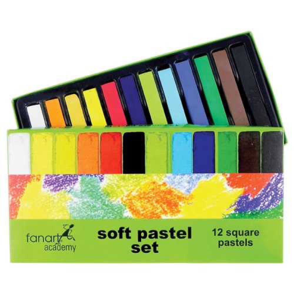 FANART ACADEMY TOZ PASTEL SETİ 12 Lİ