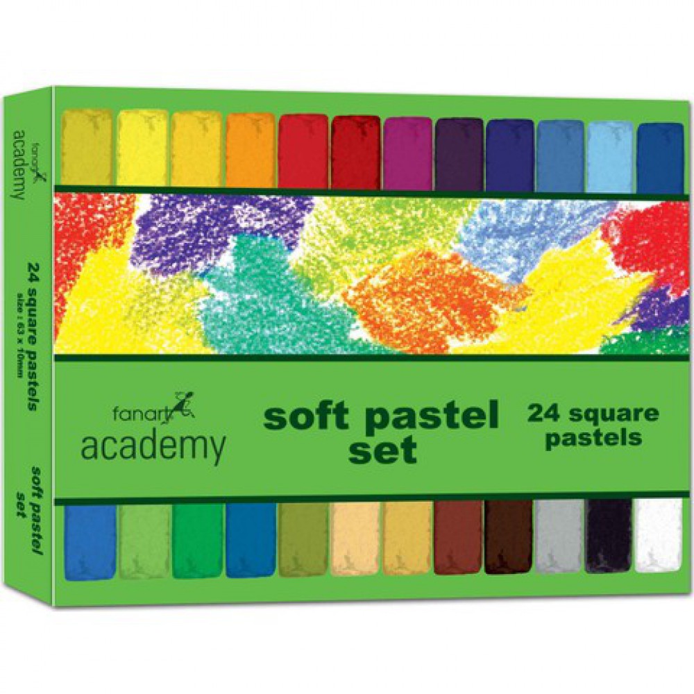 FANART ACADEMY TOZ PASTEL SETİ 24 LÜ