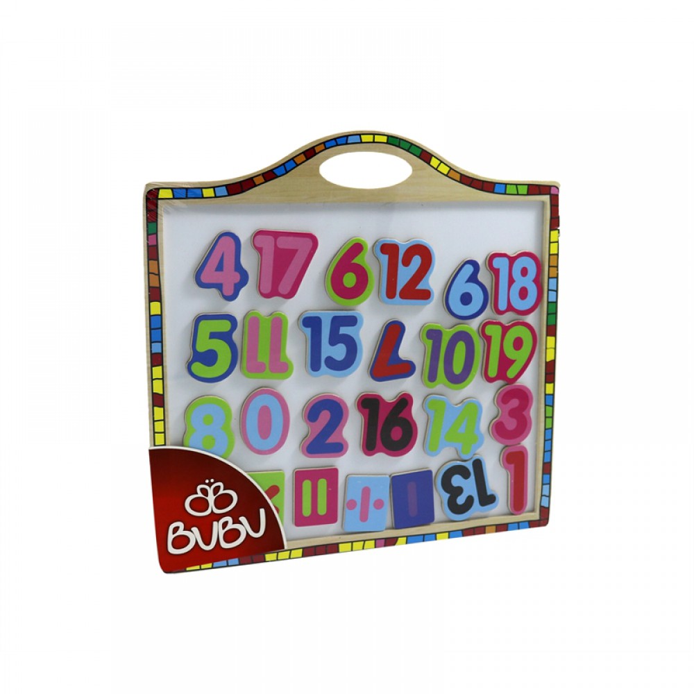 BU-BU MANYETİK AHŞAP PUZZLE RAKAM AP0002