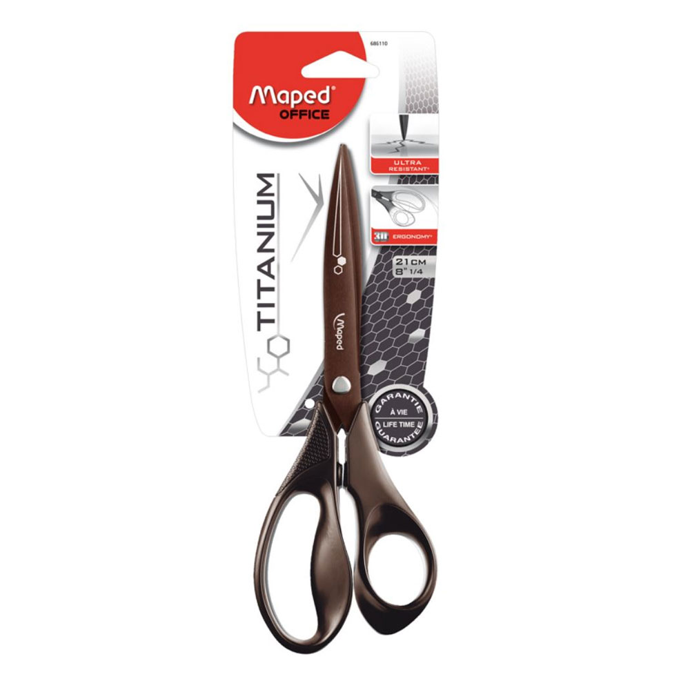 MAPED 21CM EXPERT TITANIUM MAKAS BLISTER