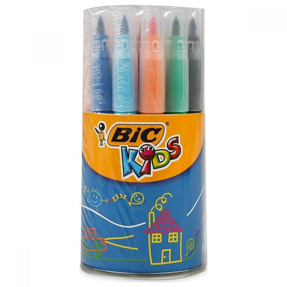 BIC KEÇELİ KALEM 18 RENK