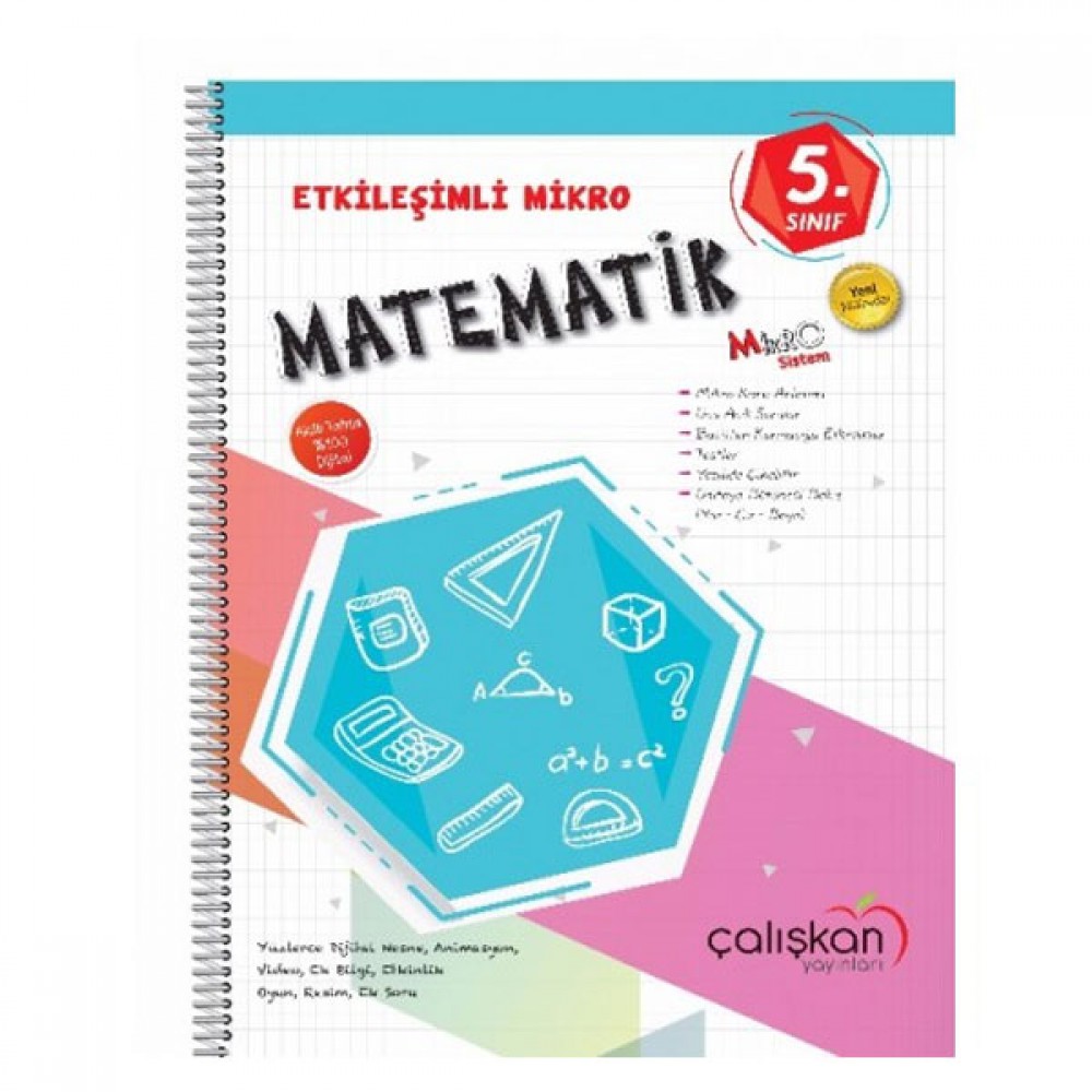 ÇALIŞKAN 5.SINIF MİKRO DEFTER MATEMATİK