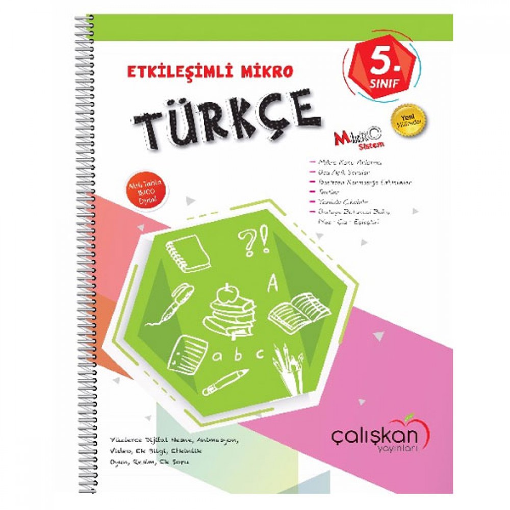 ÇALIŞKAN 5.SINIF MİKRO DEFTER TÜRKÇE