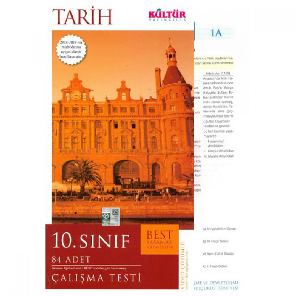 KÜLTÜR 10. SINIF TARİH ÇALIŞMA TESTİ