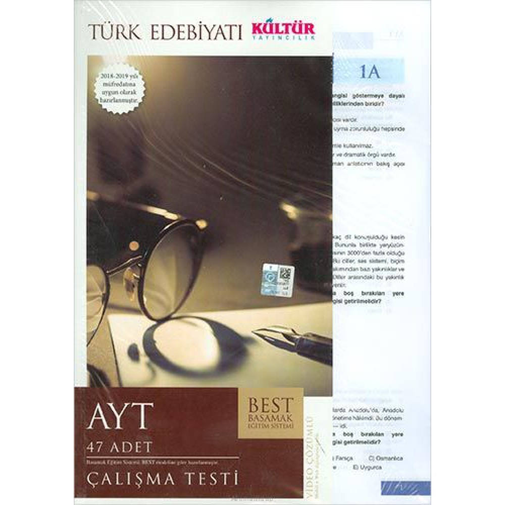 KÜLTÜR AYT TÜRK EDEBİYATI BEST ÇALIŞMA TESTİ