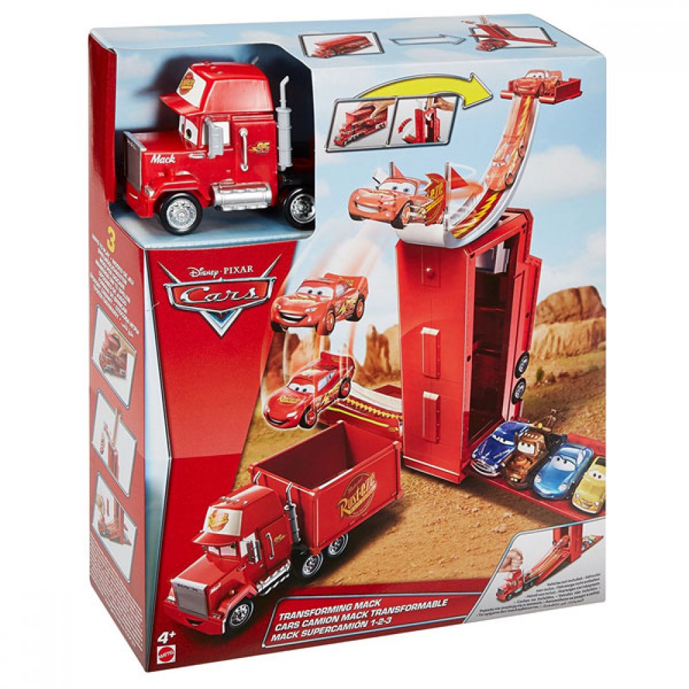 MATTEL DVF39 CARS MACK TIR ve YARIŞ SETİ