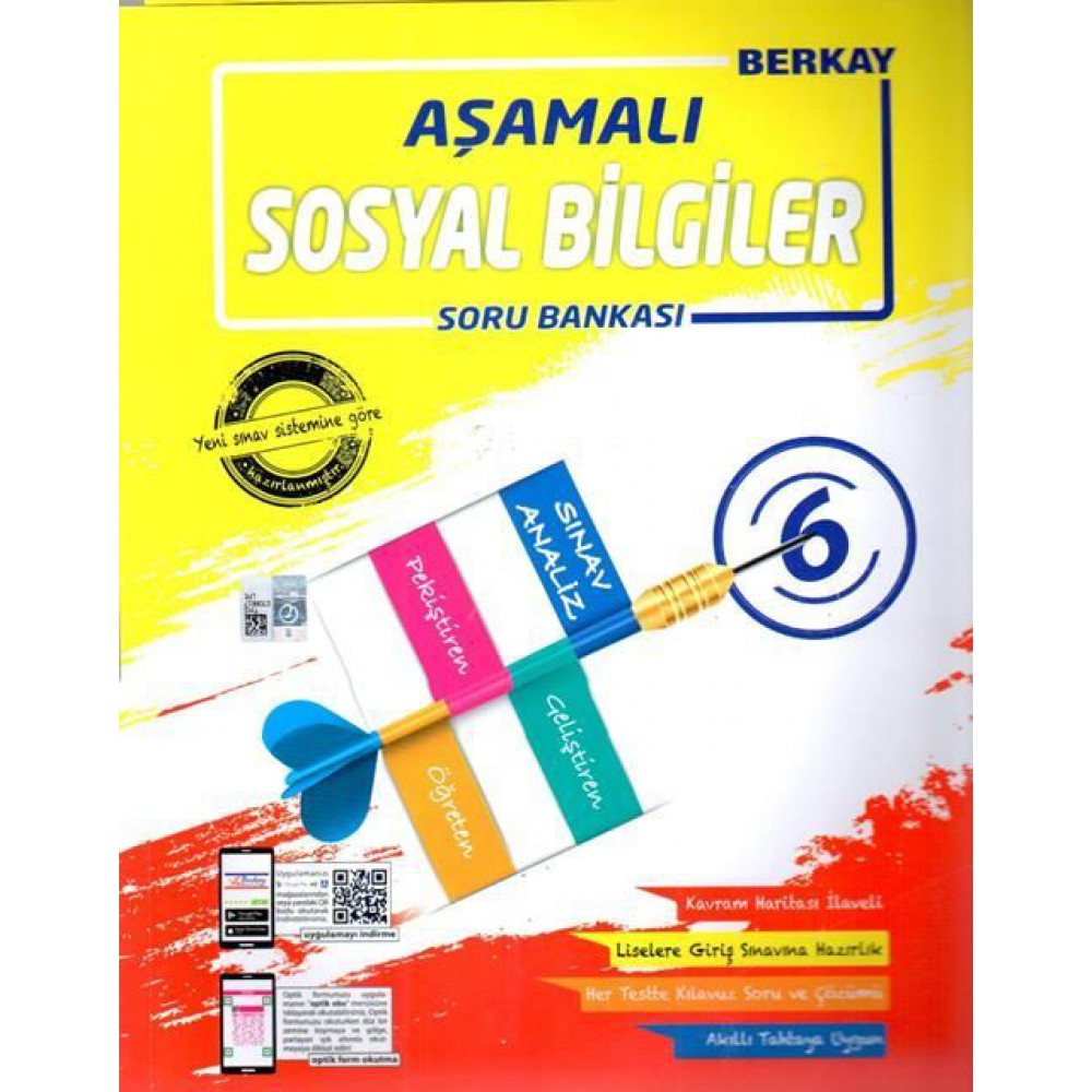 BERKAY 6. SINIF AŞAMALI SOSYAL BİLGİLER SORU BANKA