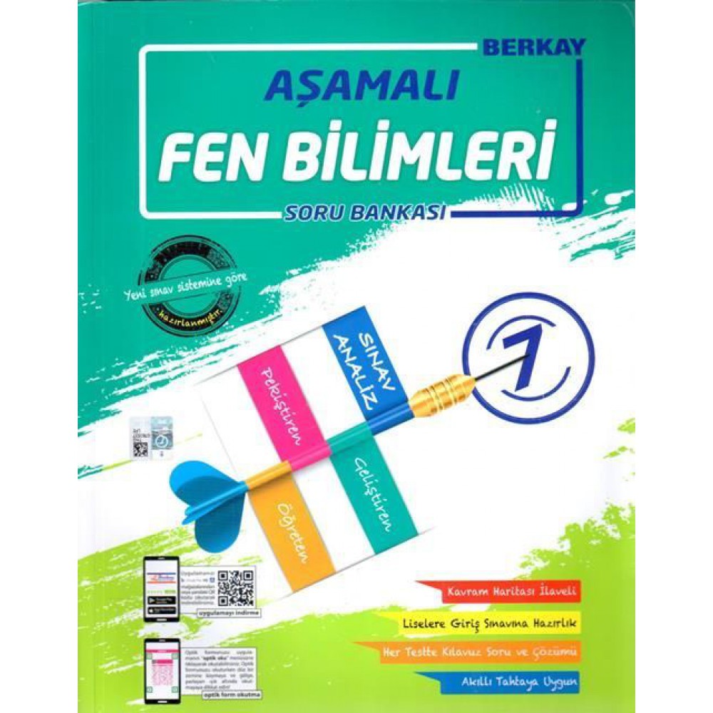 BERKAY 7. SINIF AŞAMALI FEN BİLİMLERİ SORU BANKASI