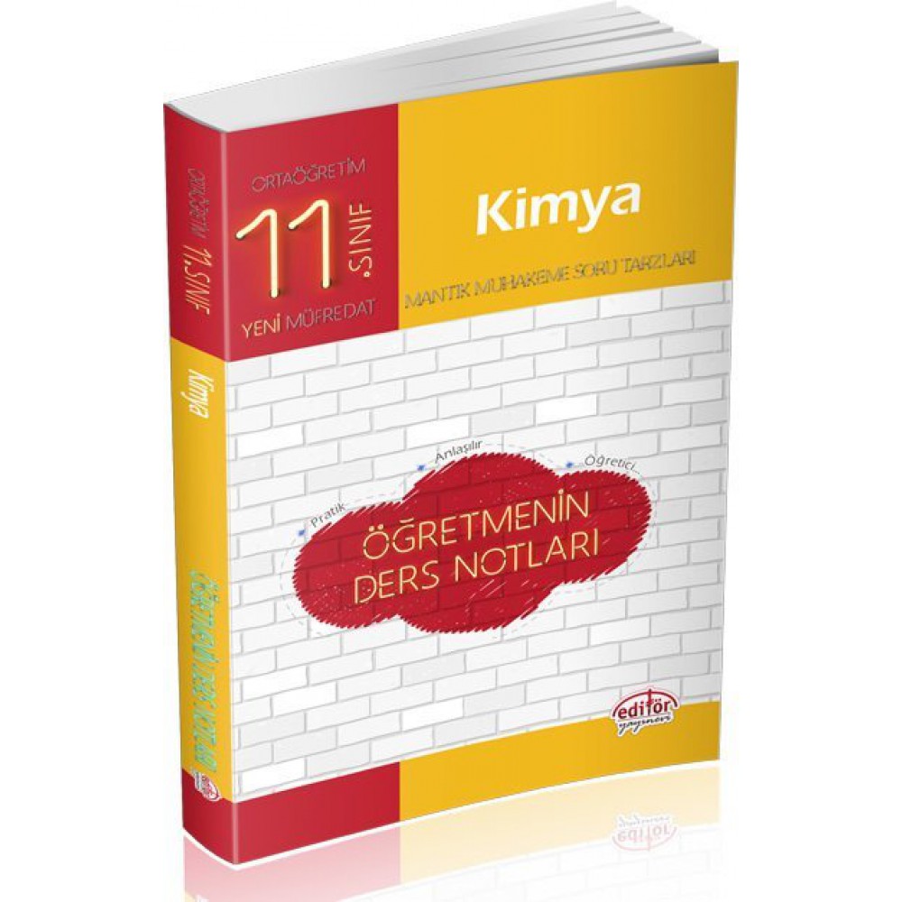 EDİTÖR 11.SINIF KİMYA ÖĞRETMENİN DERS NOTLARI