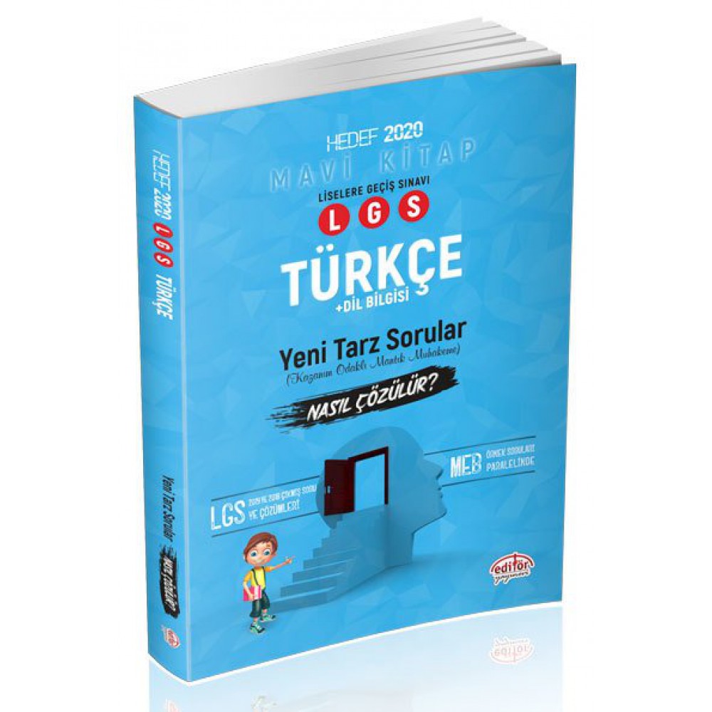 EDİTÖR LGS TÜRKÇE  MANTIK MUHAKEME MAVİ KİTAP